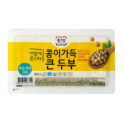 종가집)콩이가득큰두부 800g